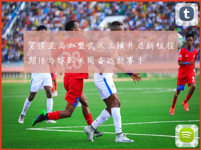贺惯正式加盟武汉三镇开启新征程期待与球队共同奋战新赛季